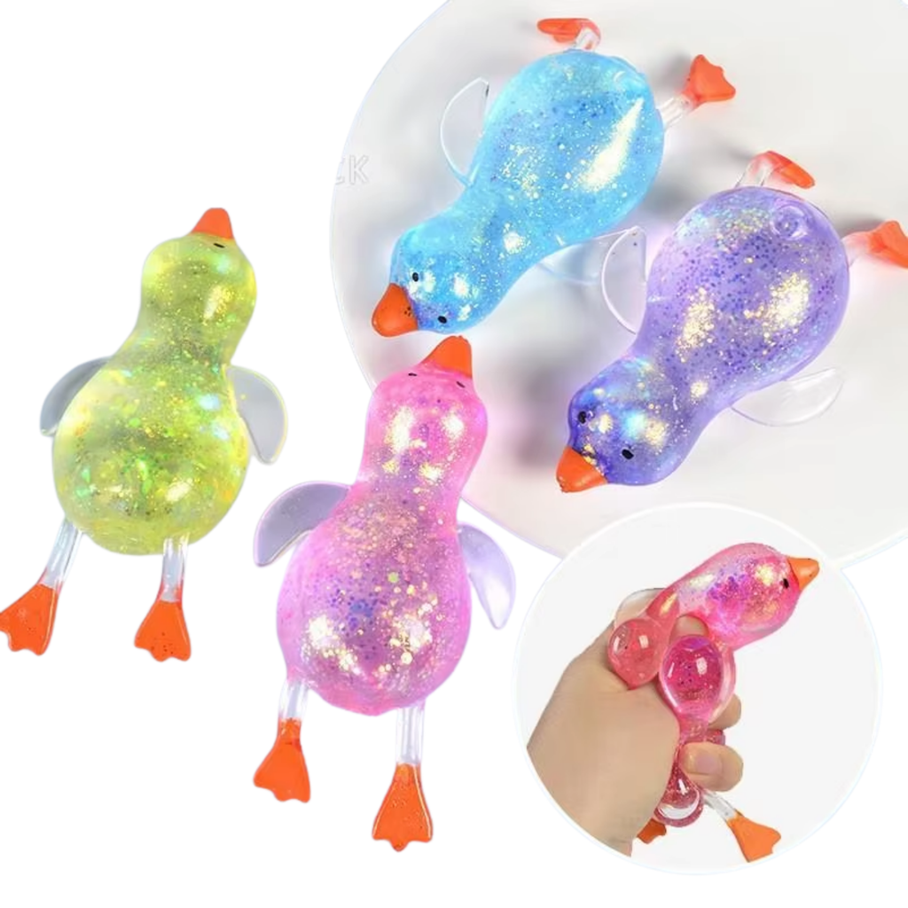 Glitter duck squishy