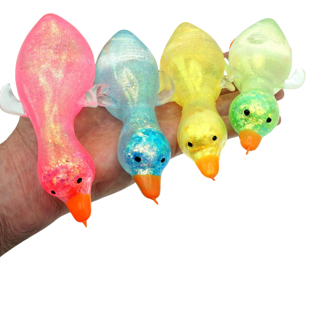 Glitter duck squishy