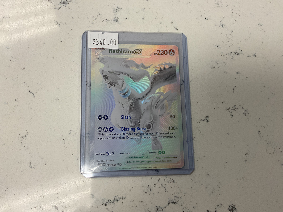 Reshiram ex BWR White Flare