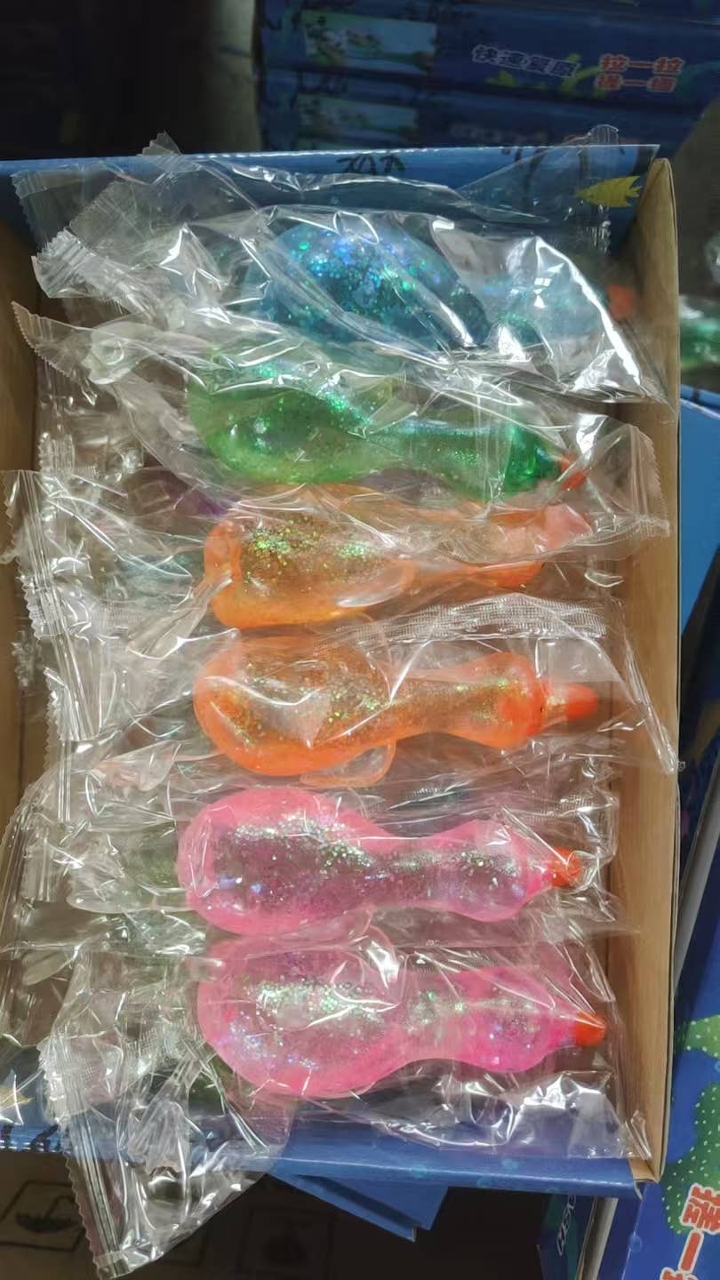Glitter duck squishy