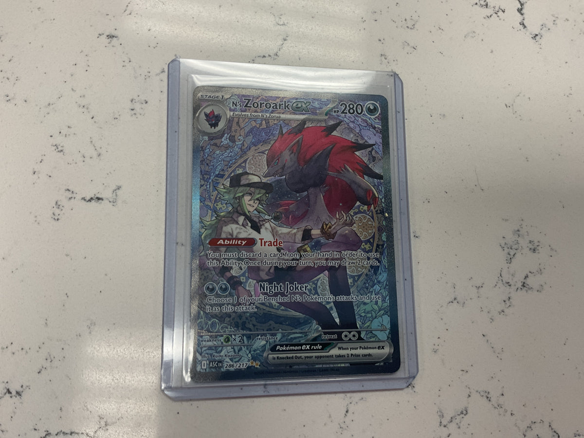 N’s Zoroark ex Ascended Hero’s SIR 286/217