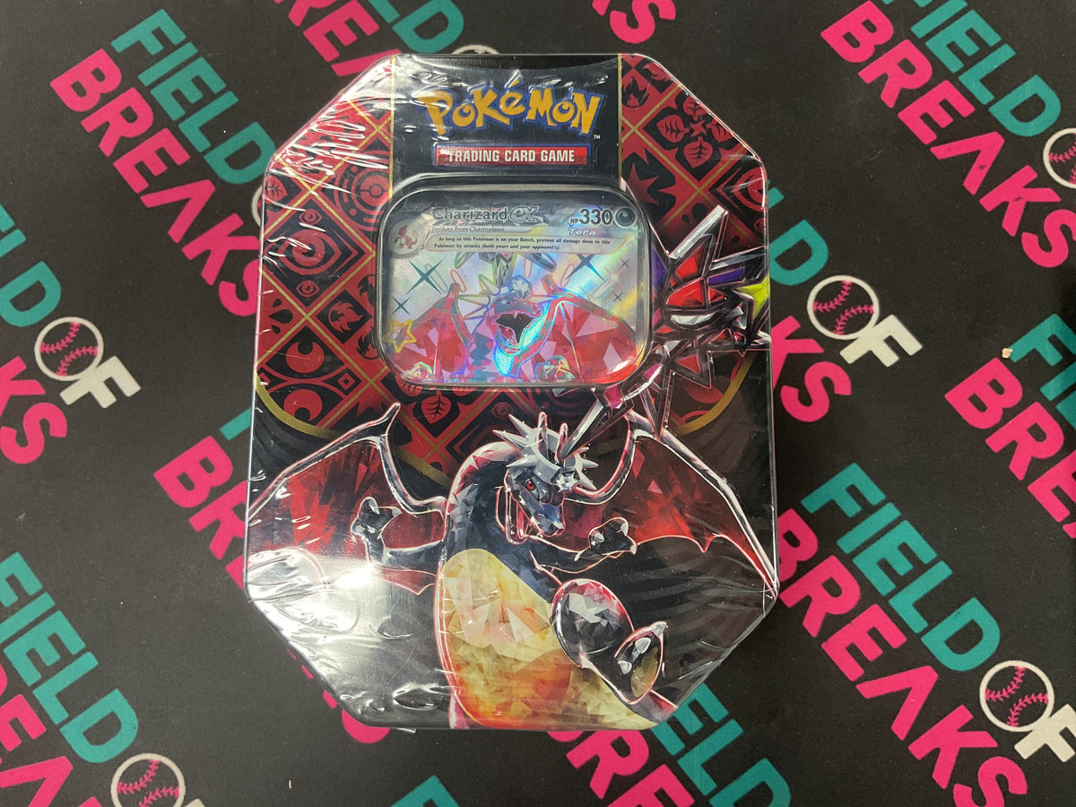 Charizard EX Paldean Fates Tin