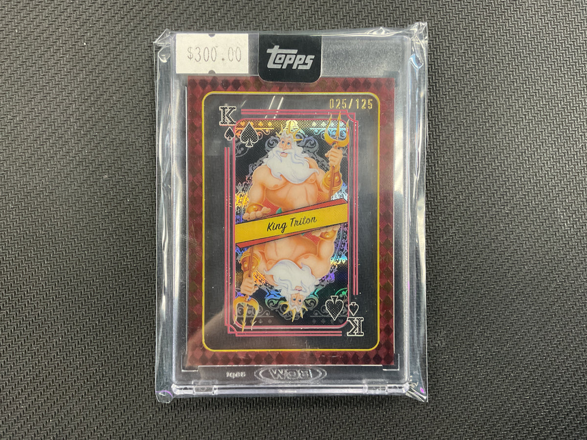 King Triton 2025 Disney Mint Playing card variant