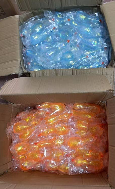 Glitter duck squishy