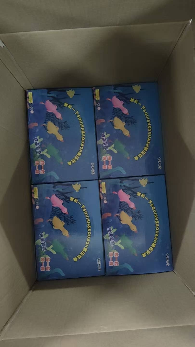 Glitter duck squishy