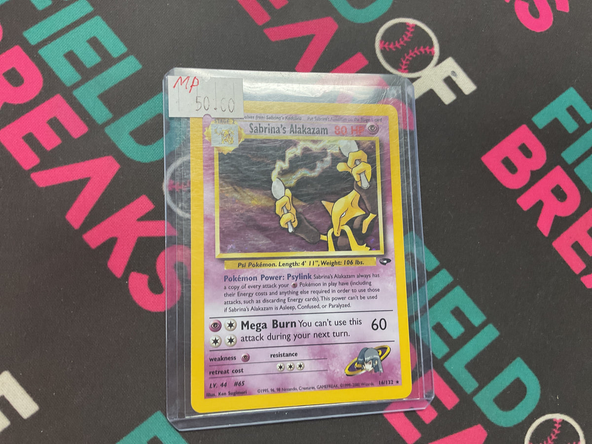 Sabrina’s Alakazam HOLO 16/132 MP