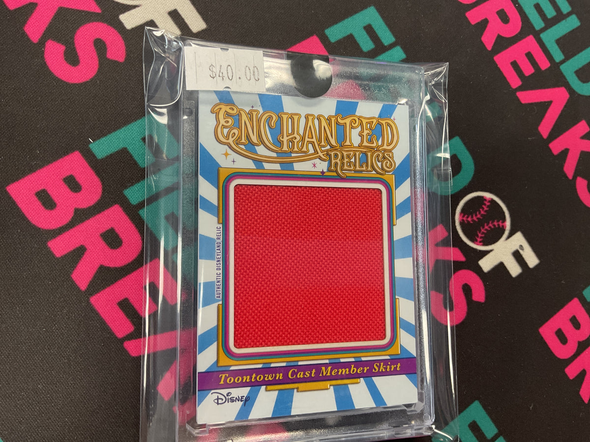 Toontown Cast member skirt Topps Enchanted Relics