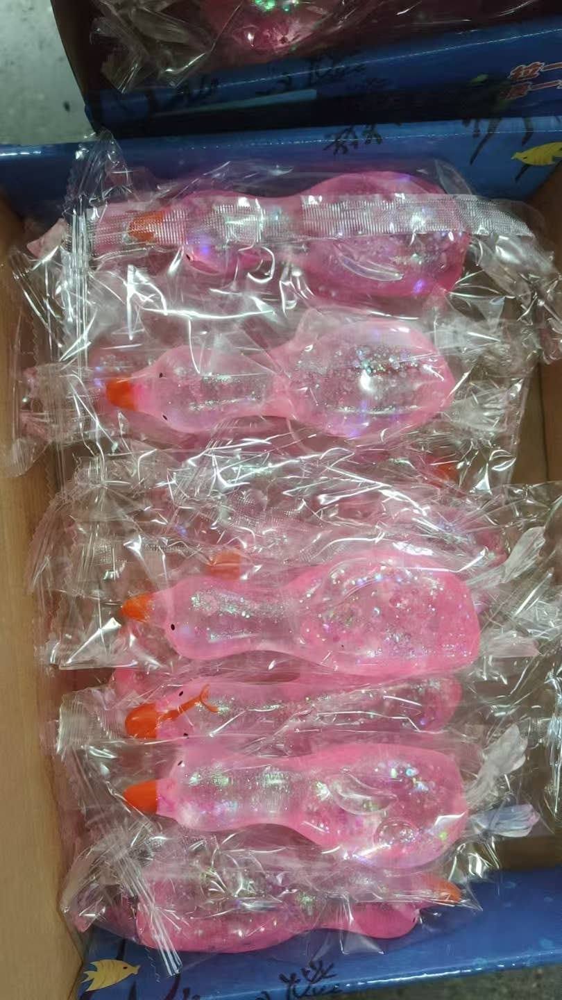 Glitter duck squishy